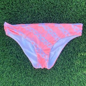 Victoria’s Secret Bikini Bottoms - small/petite, pink & white tie dye